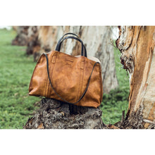 Forest Island Leather Tote
