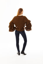 Umber Ruffle Sweater
