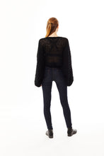Candace Crochet Crop Sweater