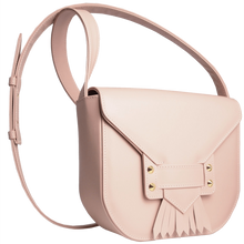 Saddle Bag with Dove Tail Fringe Dusty Rose