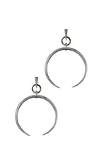 Crescent Moon Hoops