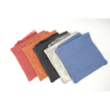 Leather Fold Over Clutch