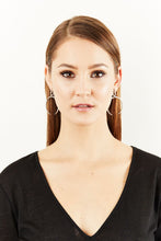 Crescent Moon Hoops