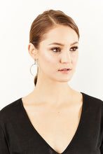 Crescent Moon Hoops